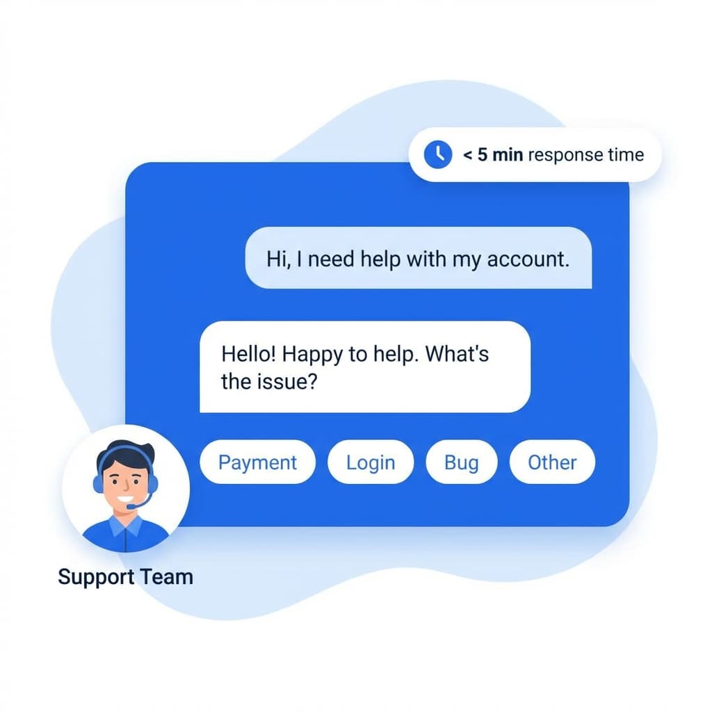 Soporte rápido y humano